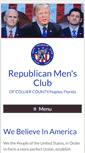 Mobile Screenshot of collierrepublicanmensclub.com