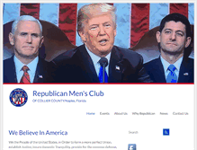 Tablet Screenshot of collierrepublicanmensclub.com